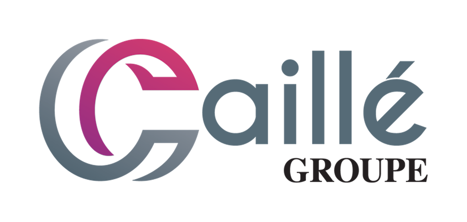 Logo of Gaillé Groupe featuring a stylized letter G in pink and gray tones with elegant typography.