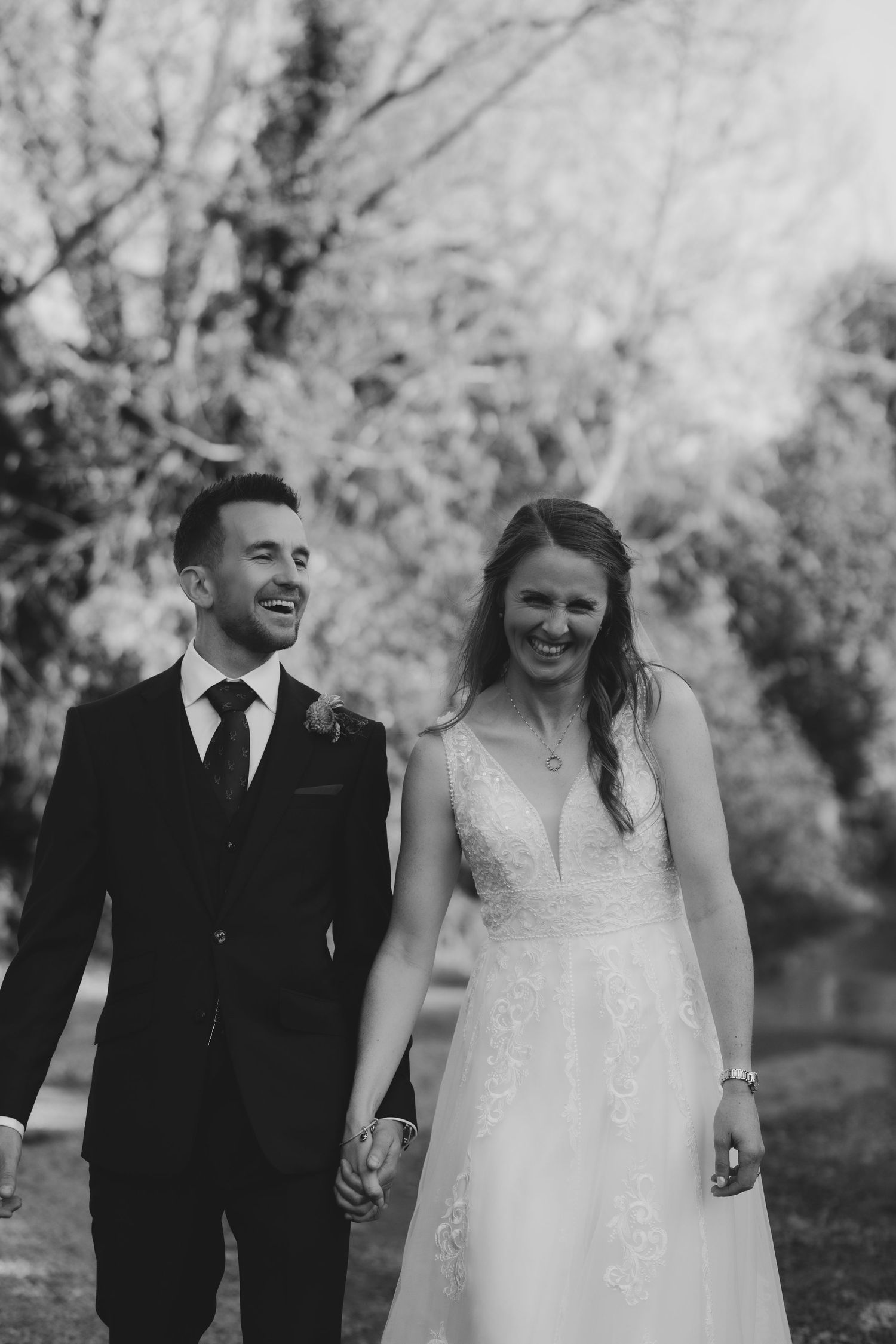 Rustic countryside wedding at Milton End Barn.