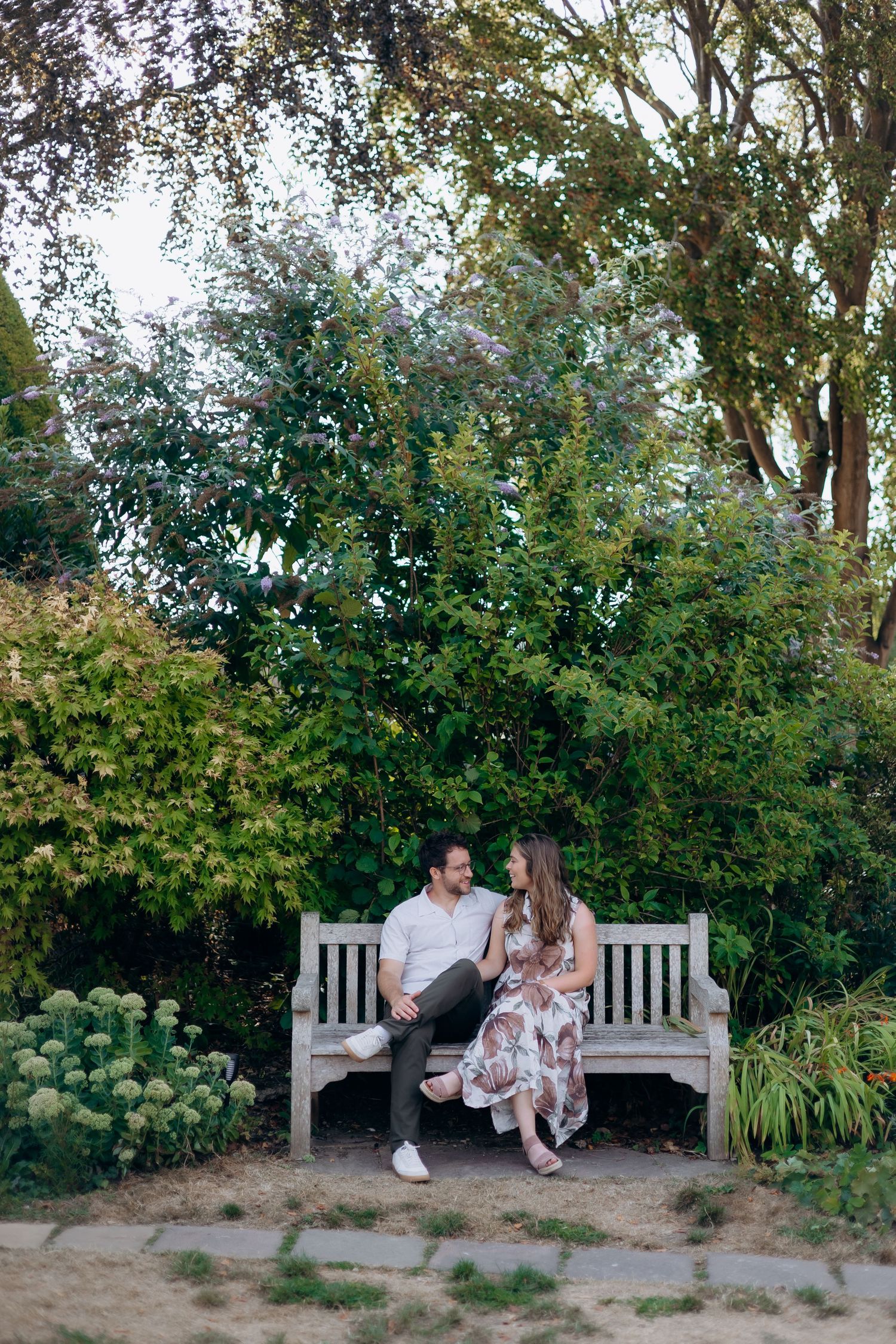 Natural engagement photography in Painswick Cotswolds.