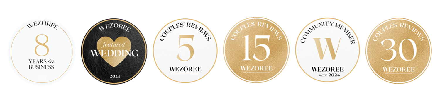 Wezoree Wedding Badges