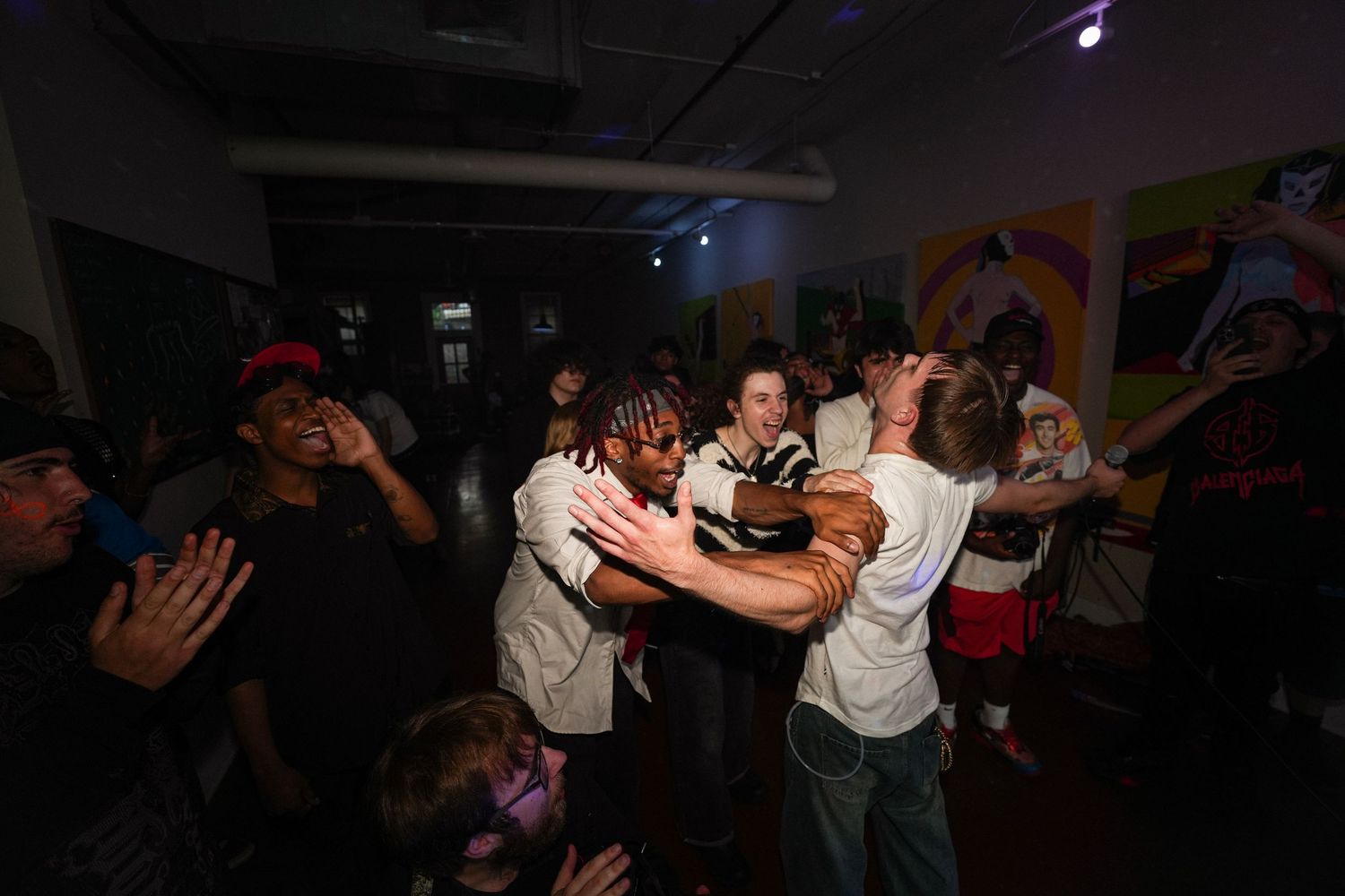 freinds at event