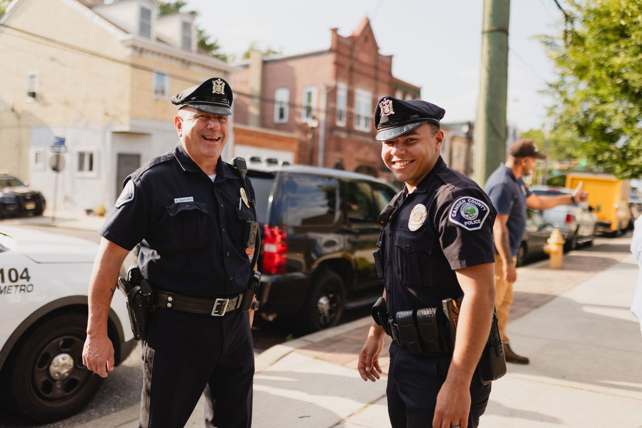 Community volunteer nonprofit event photographed in Camden NJ