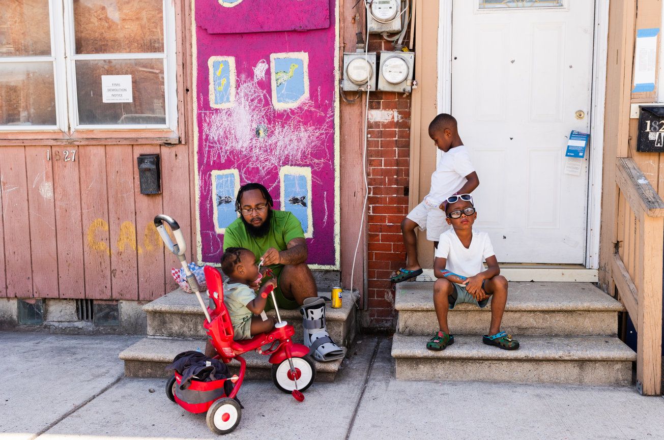 Community volunteer nonprofit event photographed in Camden NJ