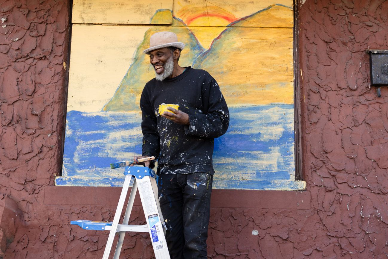Community volunteer nonprofit event photographed in Camden NJ