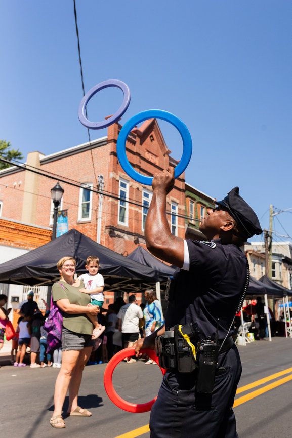 Community volunteer nonprofit event photographed in Camden NJ