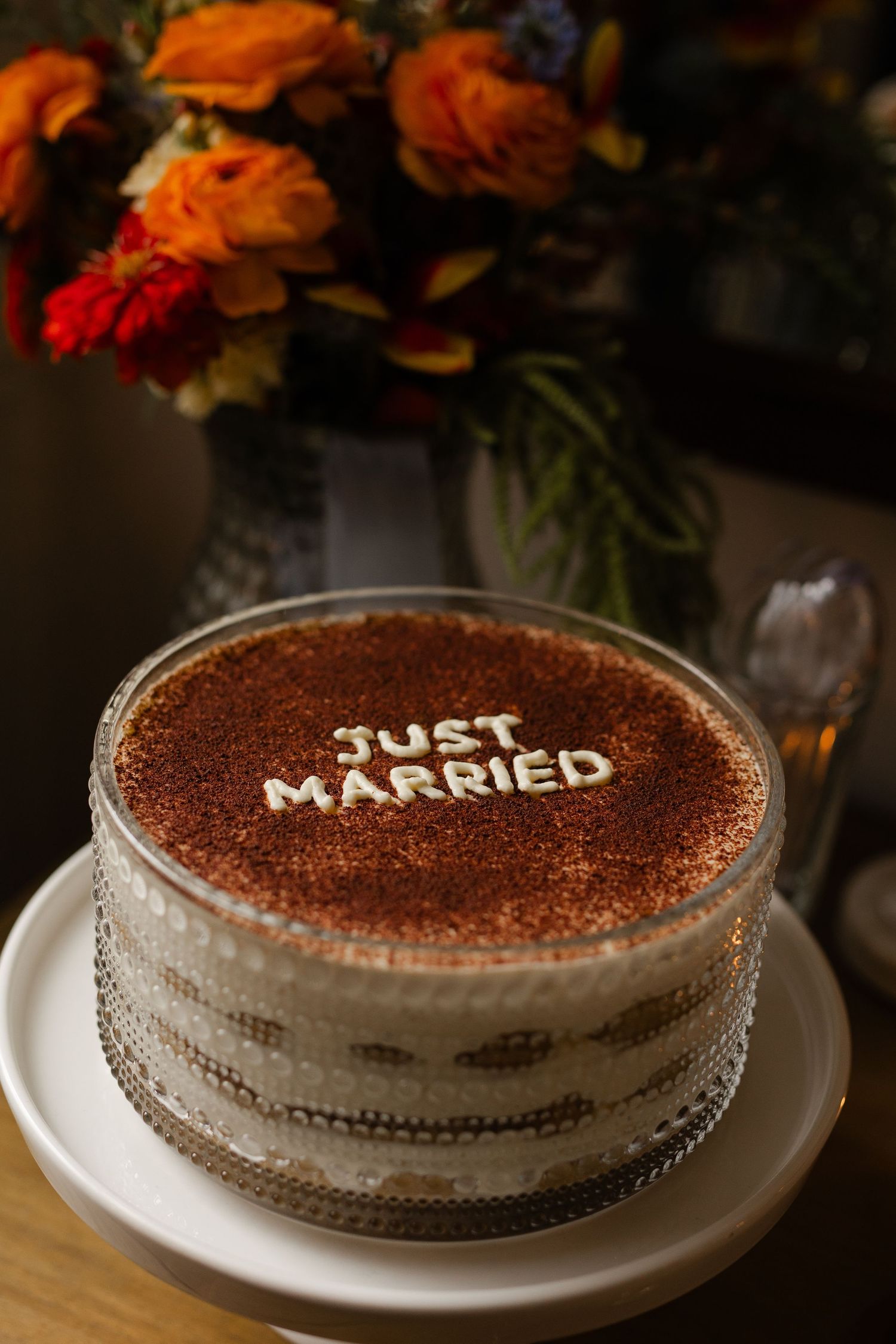 Tiramisu wedding cake micro wedding Philadelphia