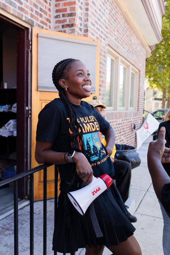 Community volunteer nonprofit event photographed in Camden NJ