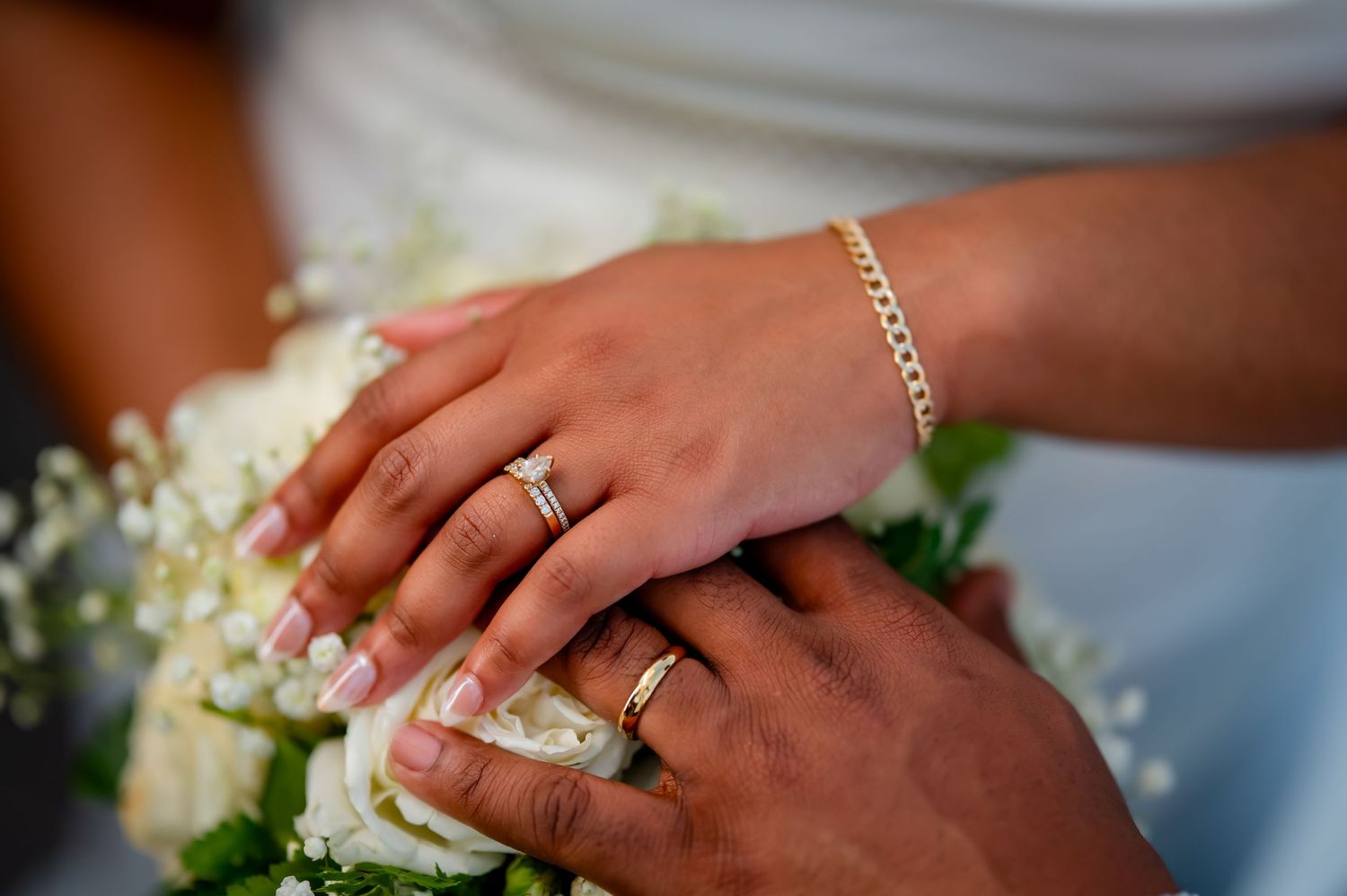 Wedding rings captured in St Lucia, symbolizing love, unity, and the beginning of a lifelong journey together