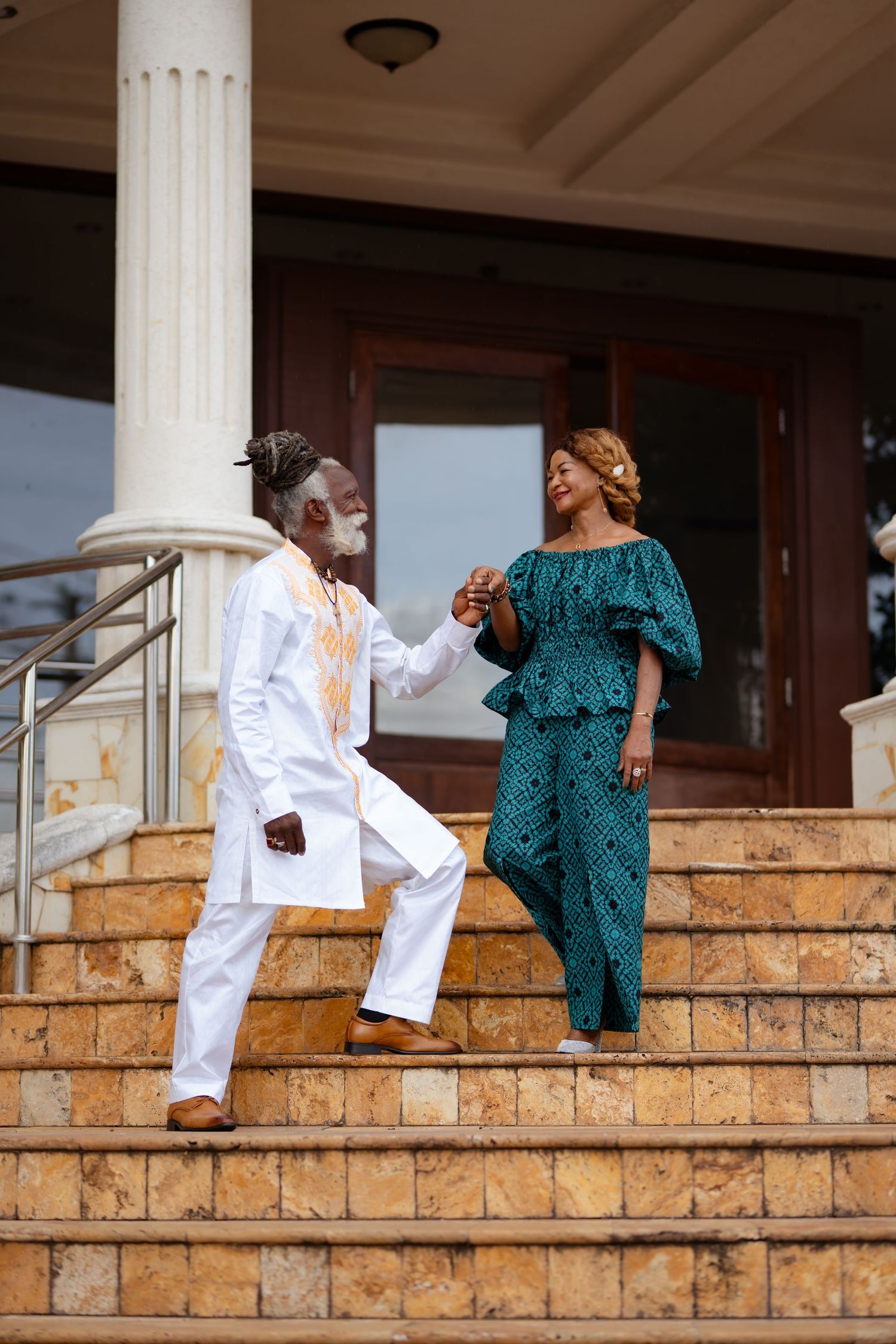 Happy couple in St Lucia during couples photoshoot, capturing real emotion, connection, and authentic moments together