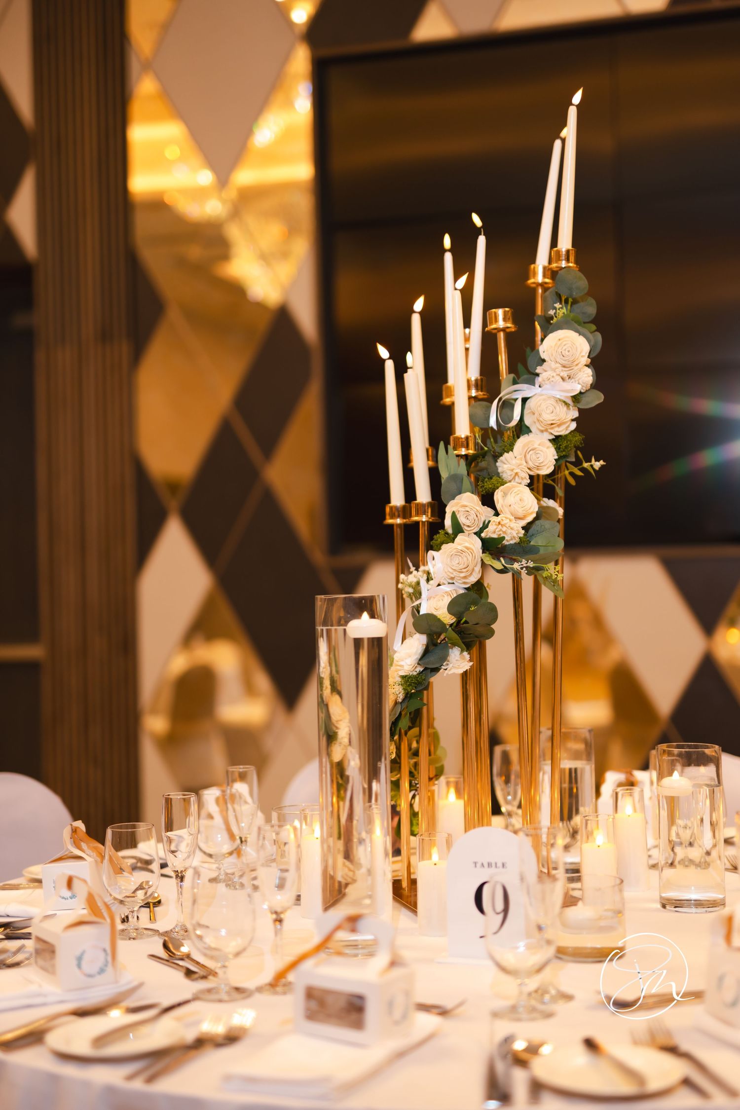 Elegant wedding decor setup in St Lucia with romantic forest design, floral arrangements, and destination wedding styling details. Sandals