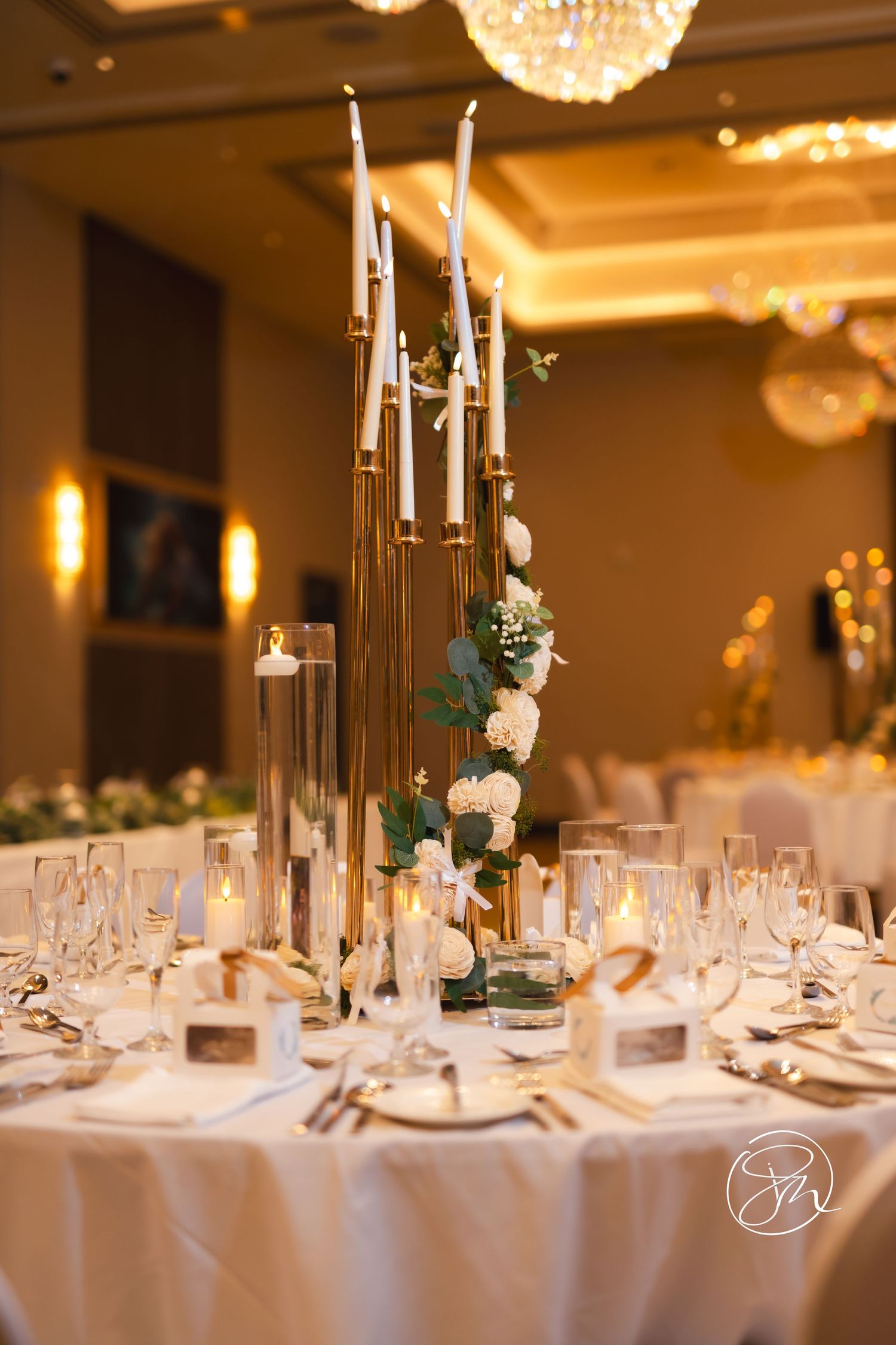 Elegant wedding decor setup in St Lucia with romantic forest design, floral arrangements, and destination wedding styling details. Sandals