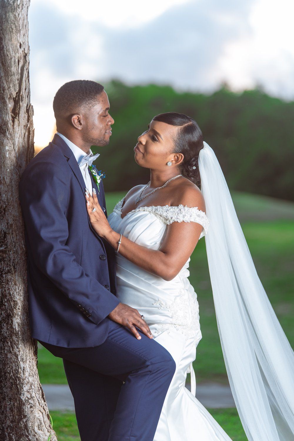 Happy wedding couple in St Lucia during couples photoshoot, capturing real emotion, connection, and authentic moments together