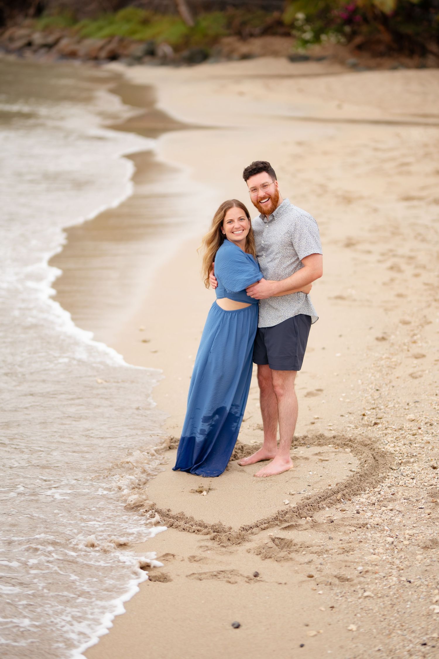 Happy couple in St Lucia during couples photoshoot, capturing real emotion, connection, and authentic moments together