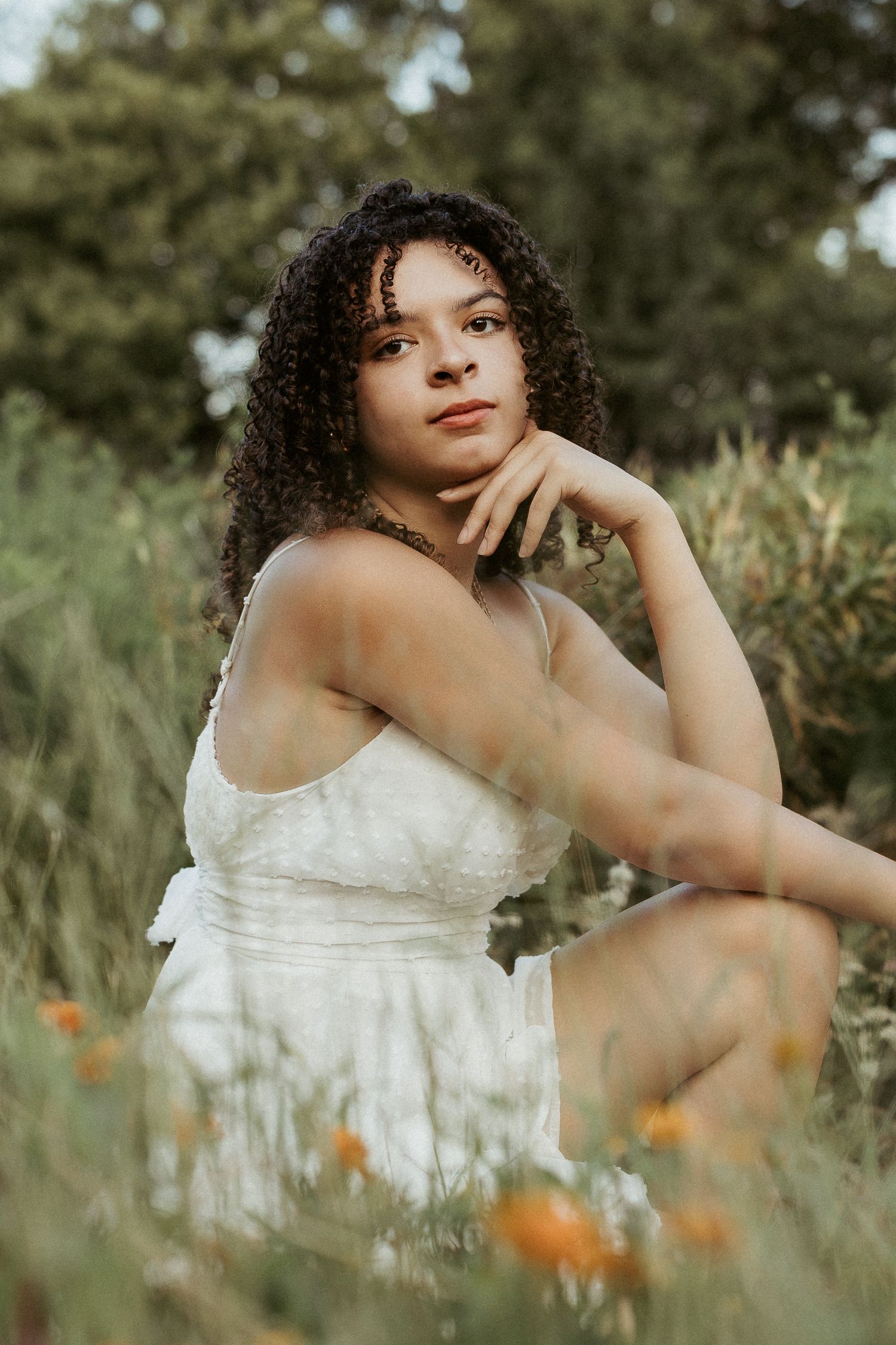 senior photo at hartwood acres garden by ash coniglio photography, pittsburgh pennsylvania