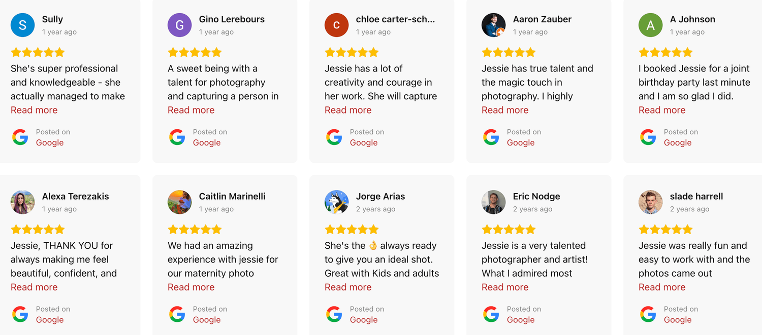 reviews that people wrote for jessie