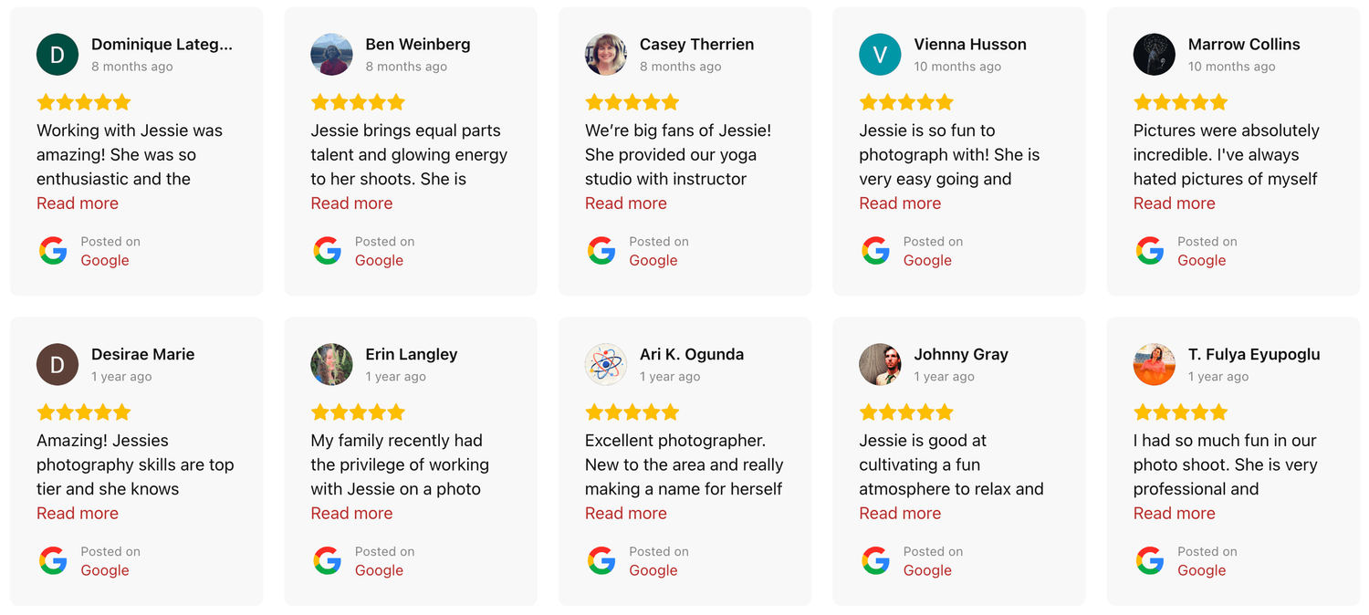 reviews that people wrote for jessie