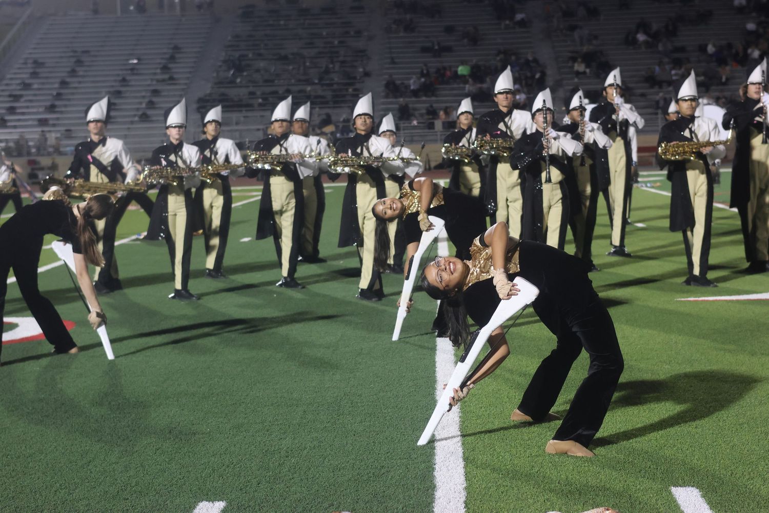 Precision Photography TX captured a band performance at a football game in DFW. a