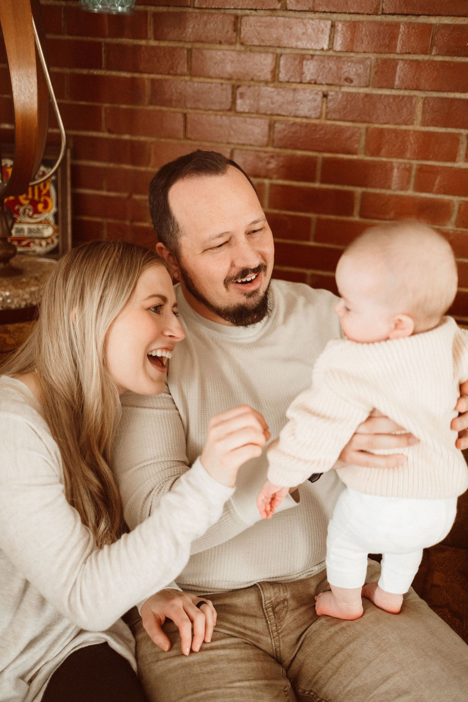 Joyful candid family moments captured in warm lighting.