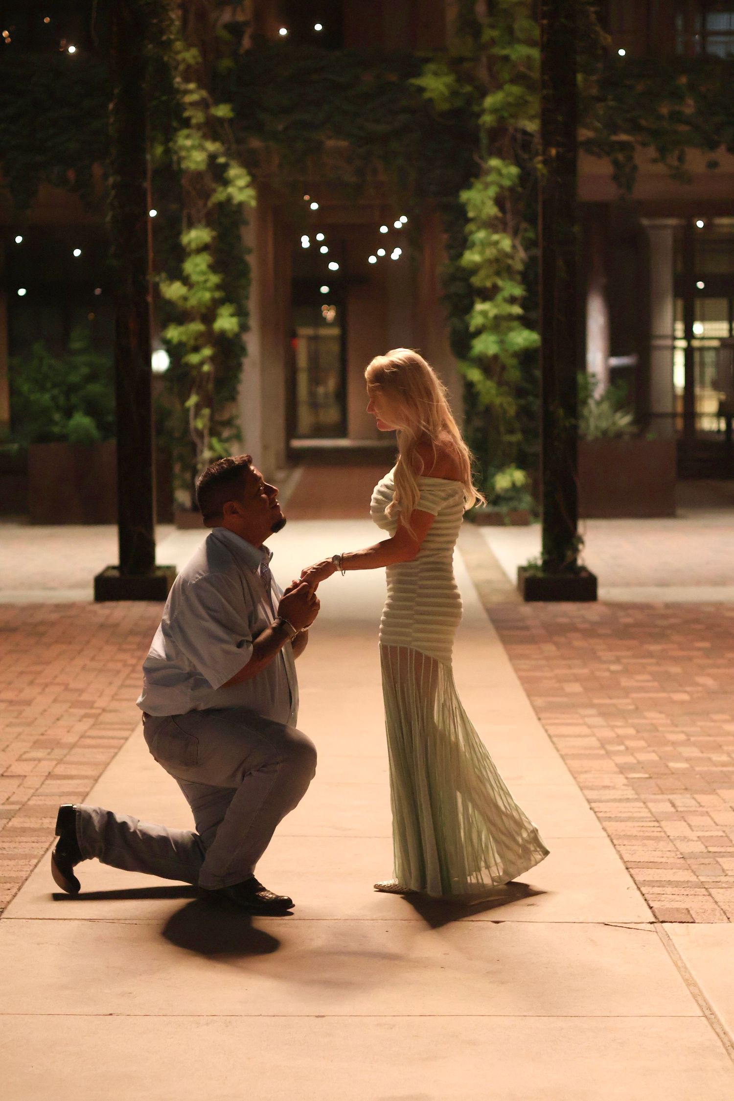 Marriage proposal portrait