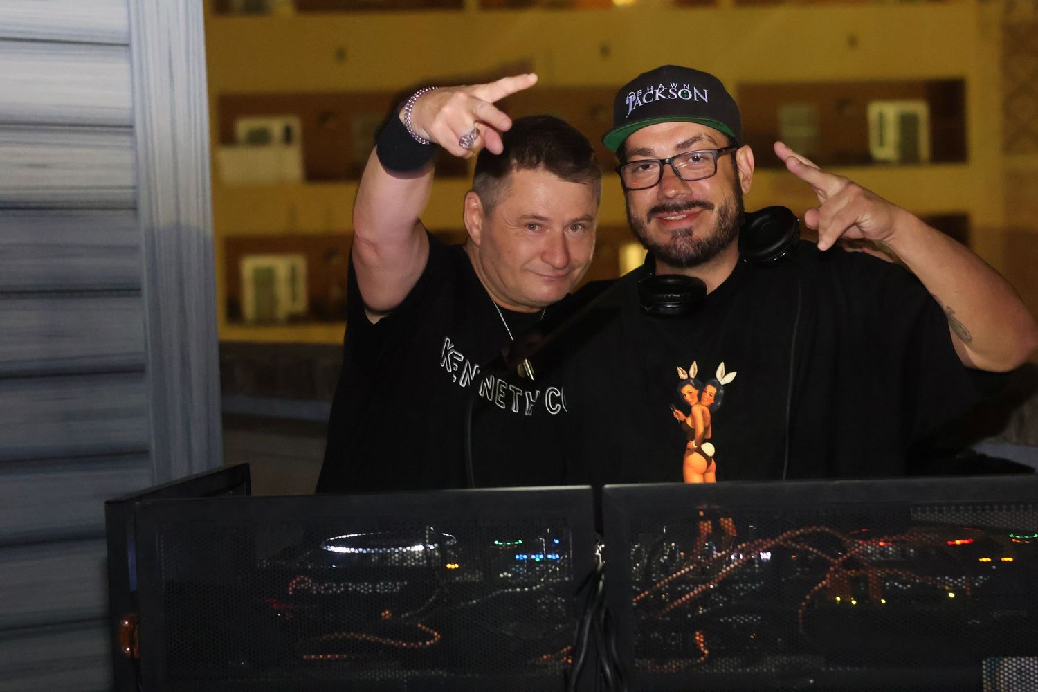 DJ performing at an event