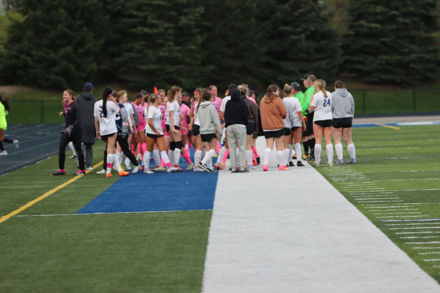 CHS - Girls Varsity Soccer Cancer Awareness Game
