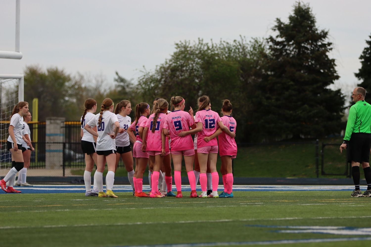 CHS - Girls Varsity Soccer Cancer Awareness Game