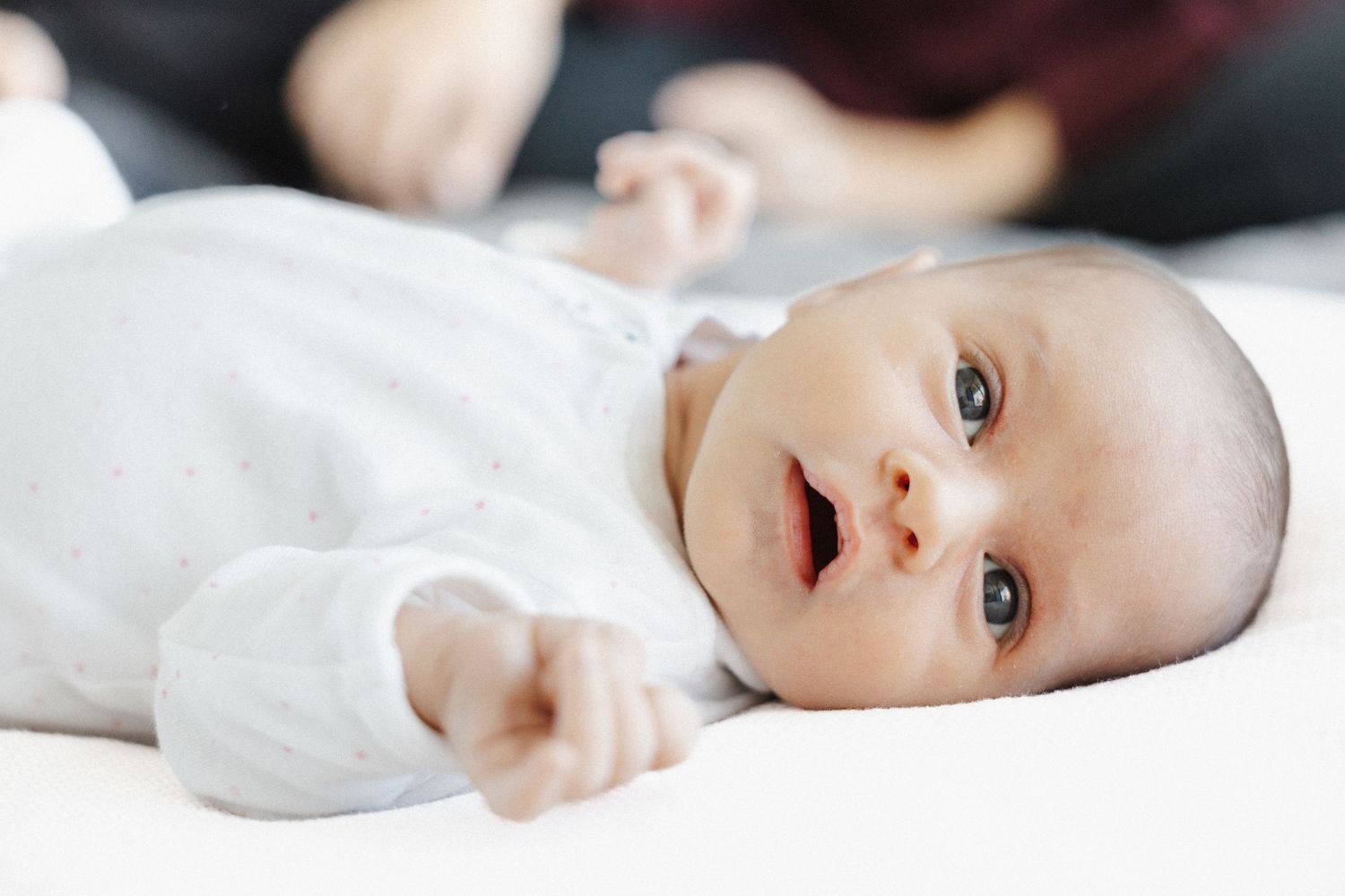 Alert newborn baby in Canberra