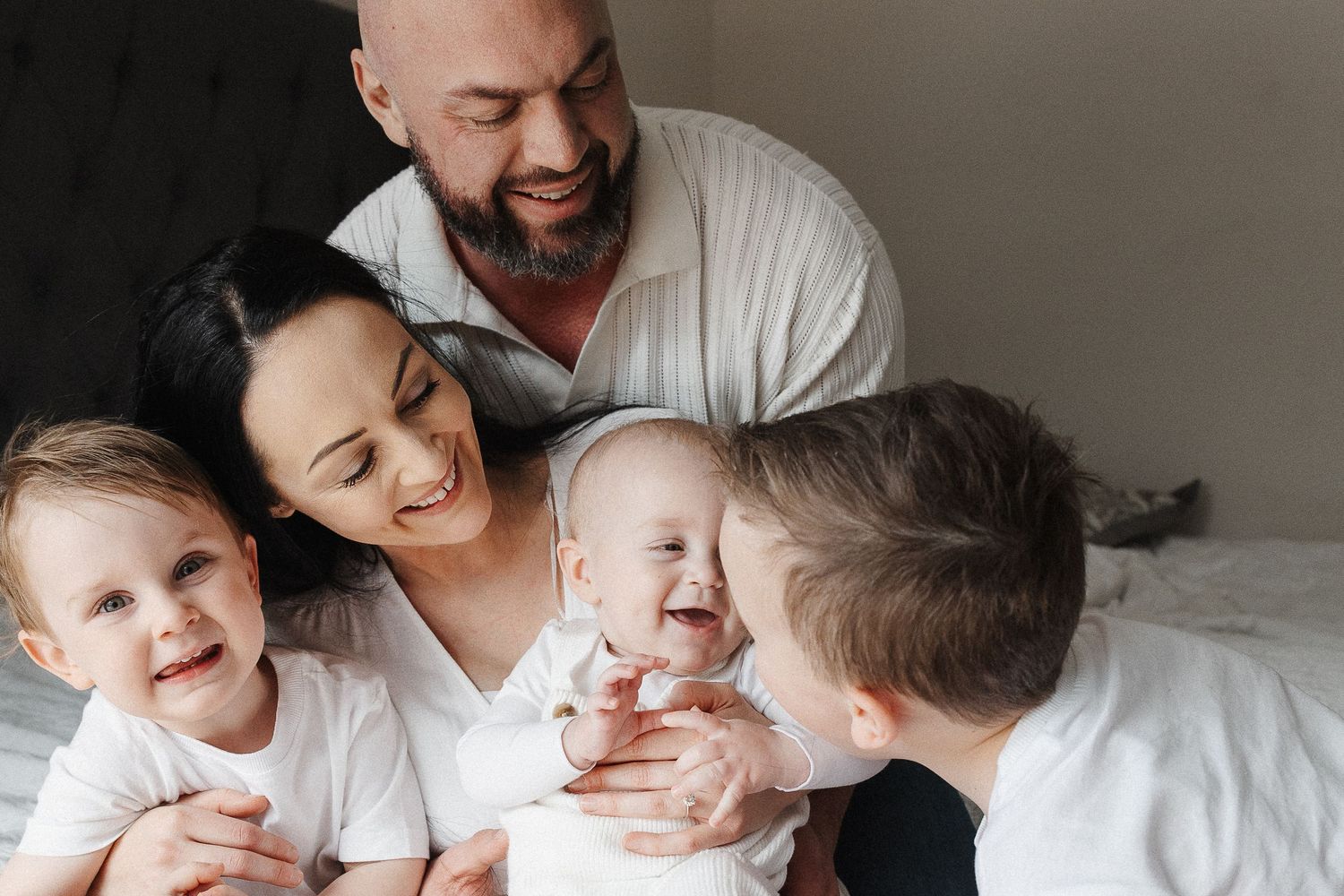 brothers playing in Canberra lifestyle family photoshoot