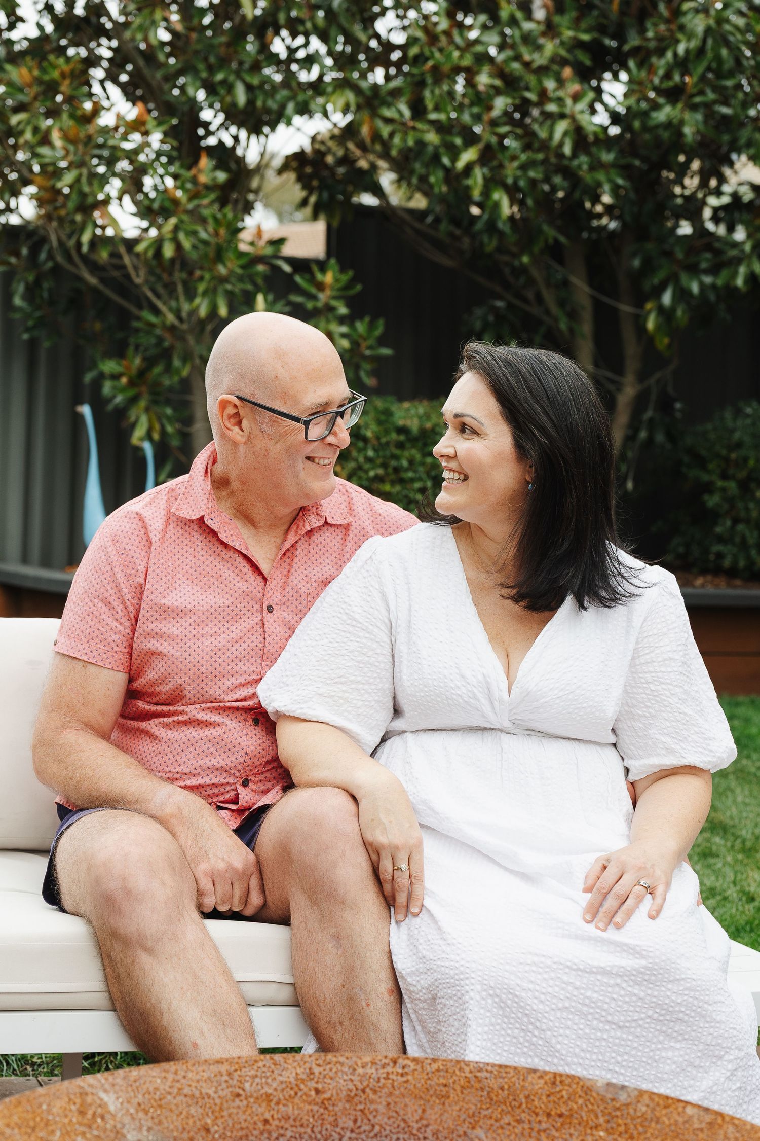 Loving couple during Canberra family photoshoot