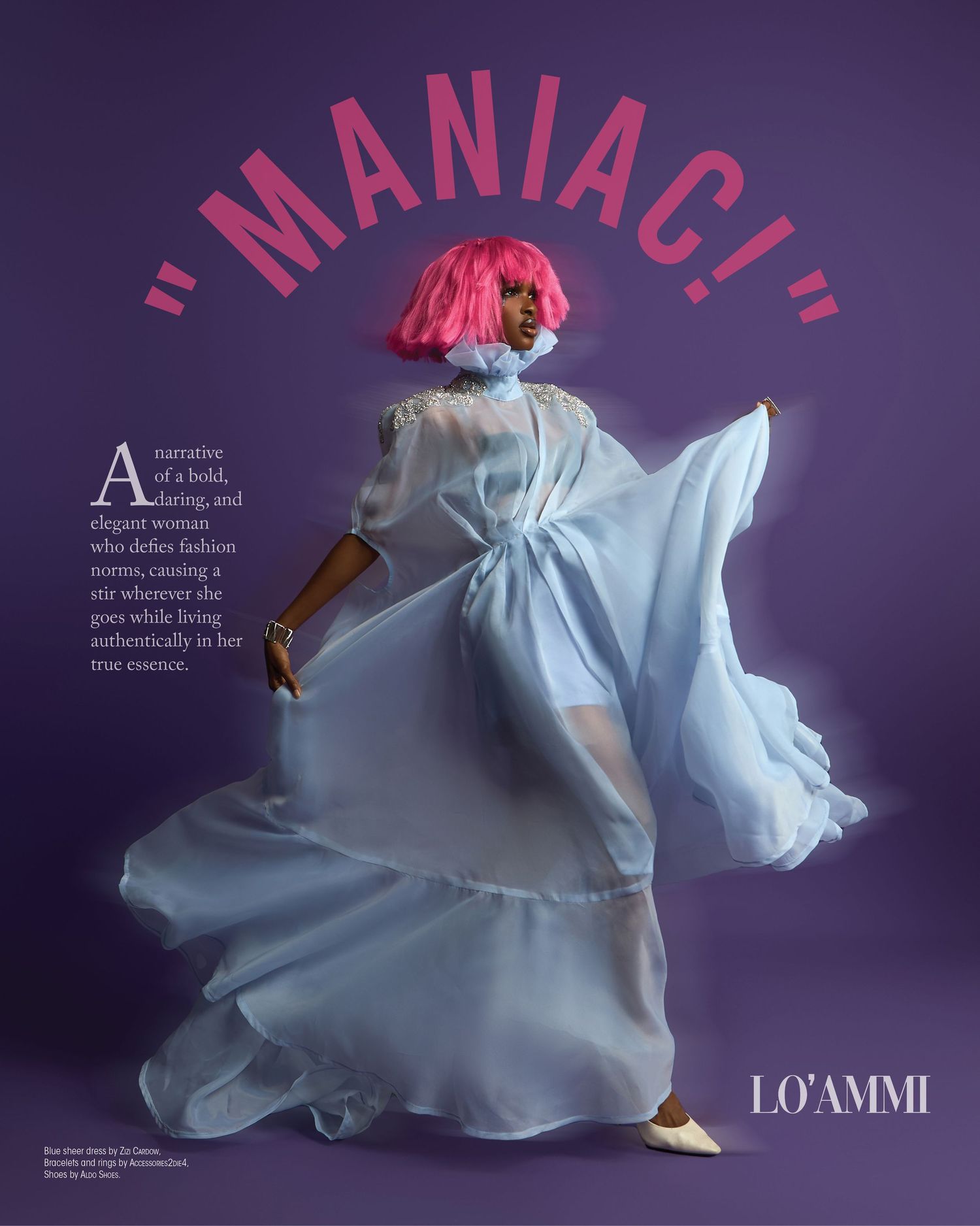 Maniac editorial for Lo'Ammi Magazine.