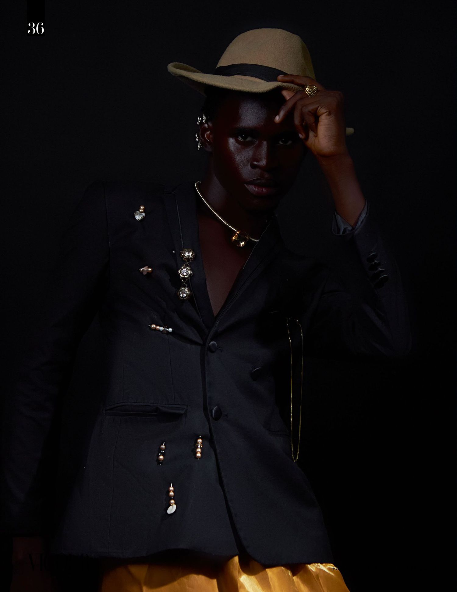 Tearsheet of revolution editorial published on vigour magazine.