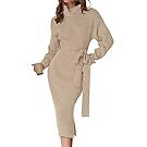 Beige long sleeve blouse with ruched details shown from different views.