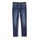 Classic blue denim jeans displayed in different product views.