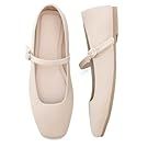 Beige flat sandals and pumps displayed in a product lineup.