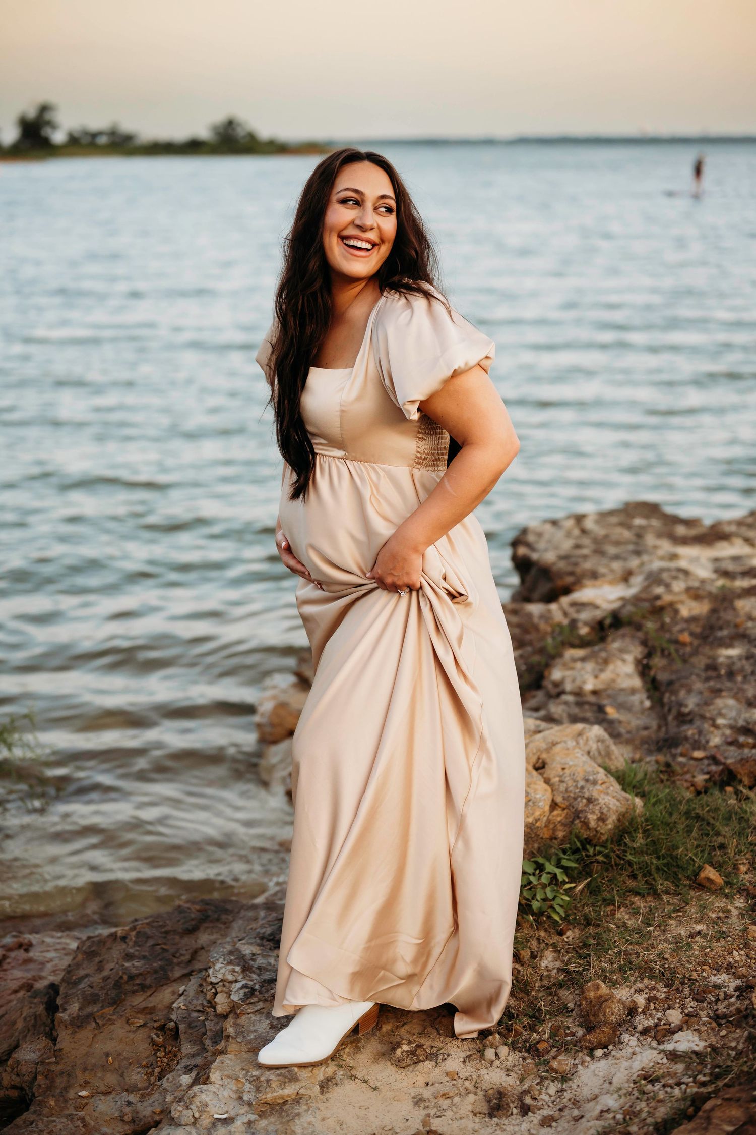 Maternity Session, Flower Mound, Tx, Boutique Maternity Photography,outdoor sunset session , Knot & Wing Photography, Northlake Tx