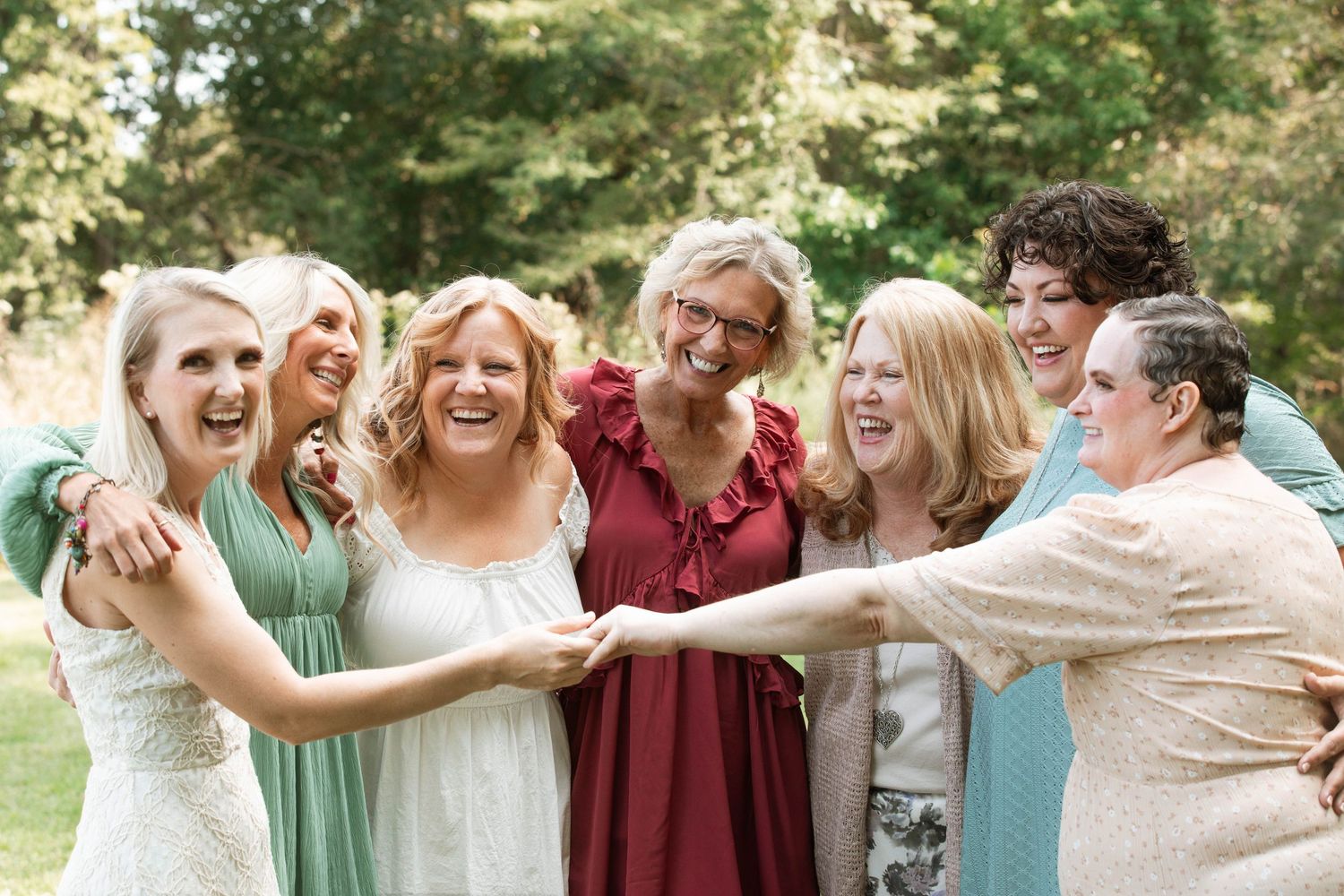 Cancer survivors photographed during a meaningful portrait session celebrating strength, resilience, and life.
