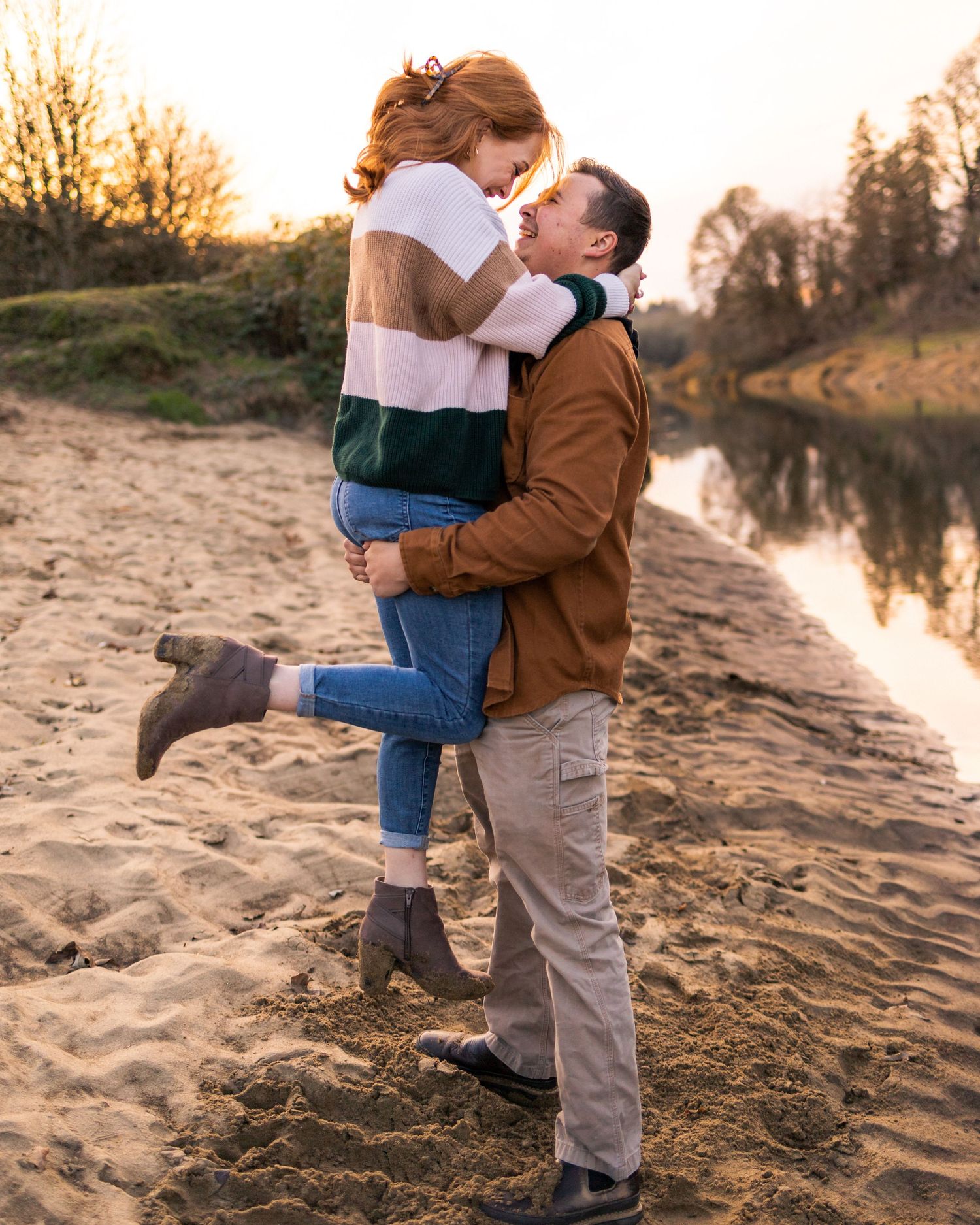 Engagement session photo in Idaho