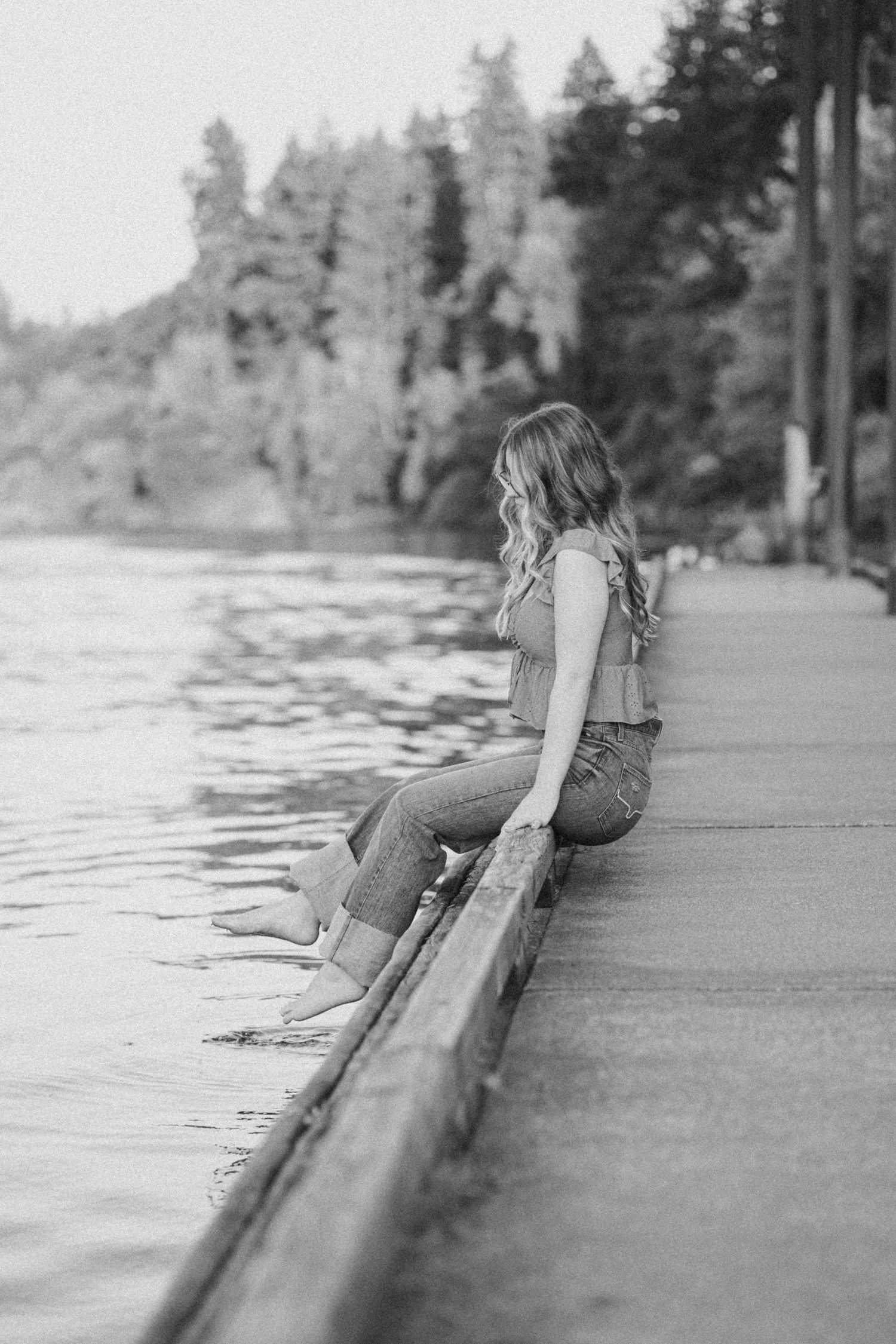 Photo of a senior from her senior session in idaho