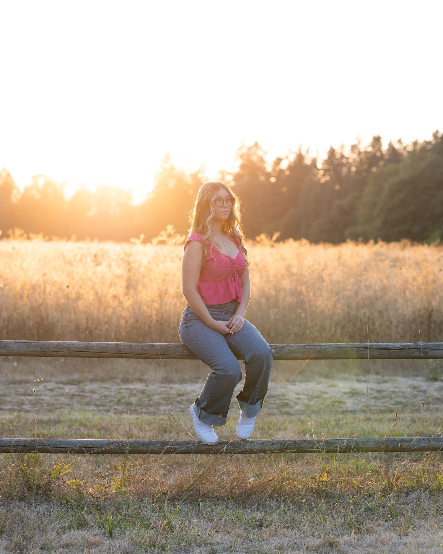 Senior session photo in Idaho