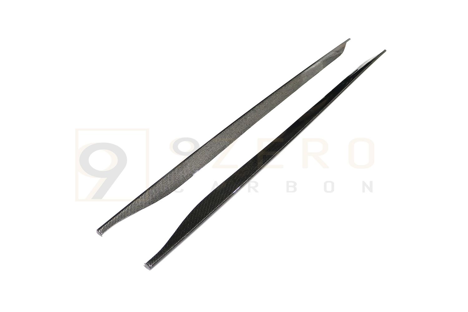 Professional tweezers and precision tools arranged in a row against a white background.
