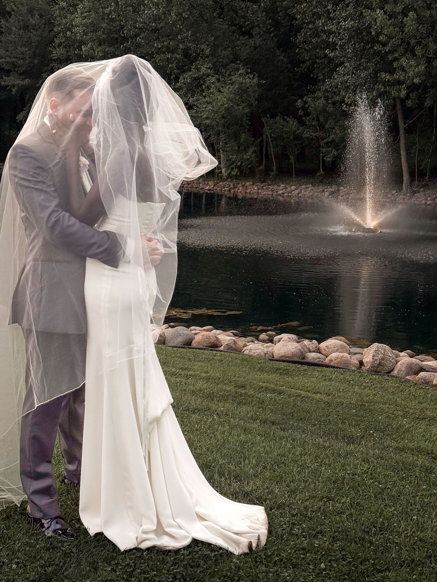 Bride and Groom Shot at Northern Oaks Events Wedding Venue in Sauk Rapids Minnesota