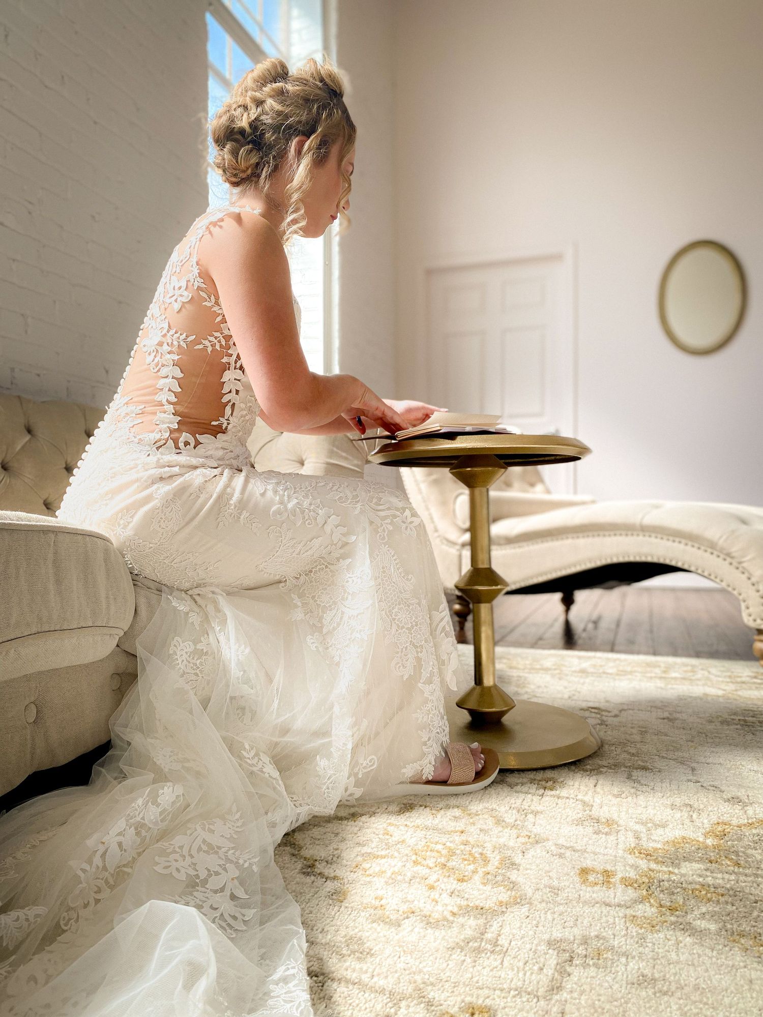 Bridal portrait at Northern Pacific Center Wedding Venue in Sauk Rapids Minnesota