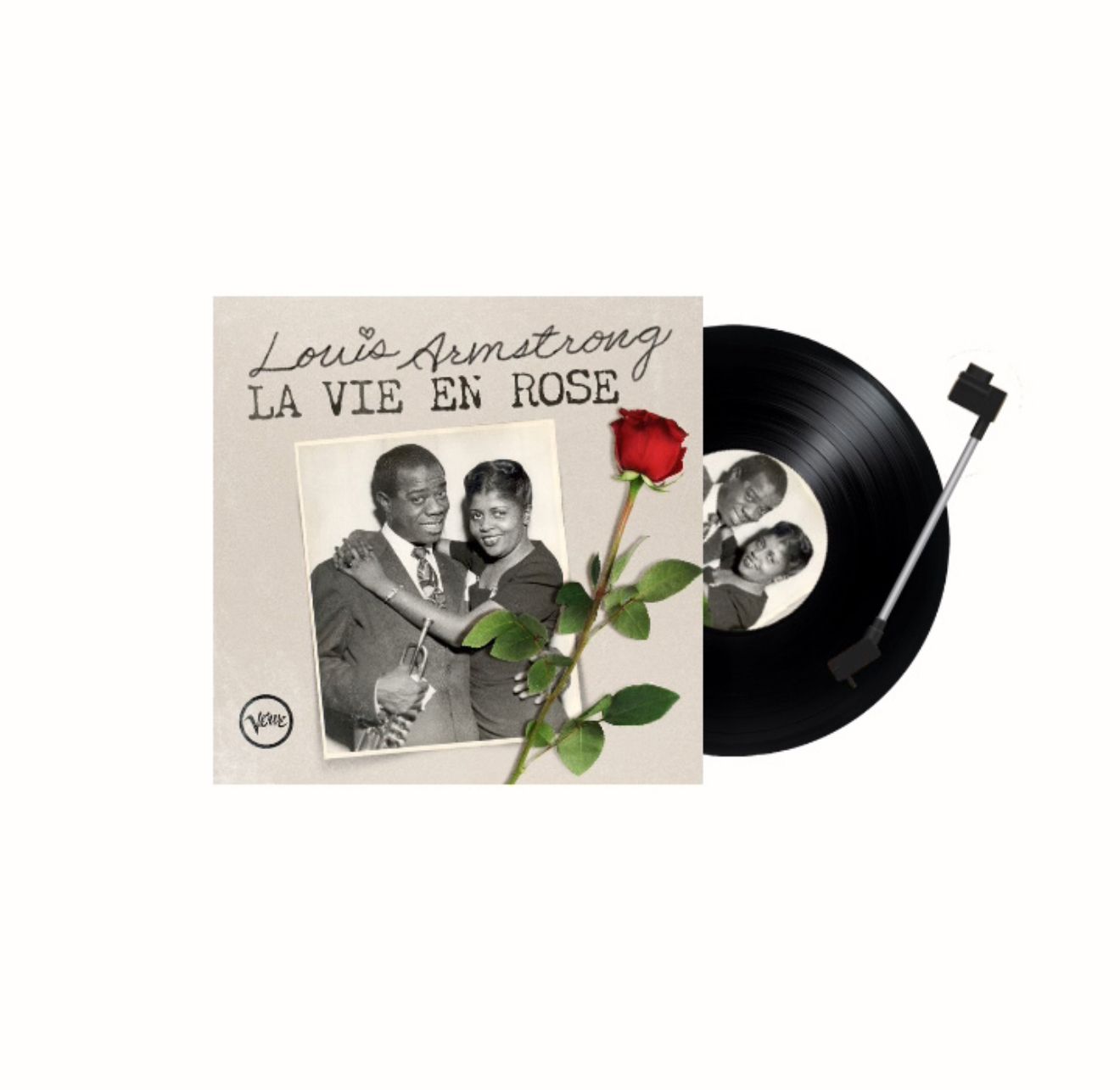 Link to youtube video for La Vie En Rose love song by Louis Armstrong