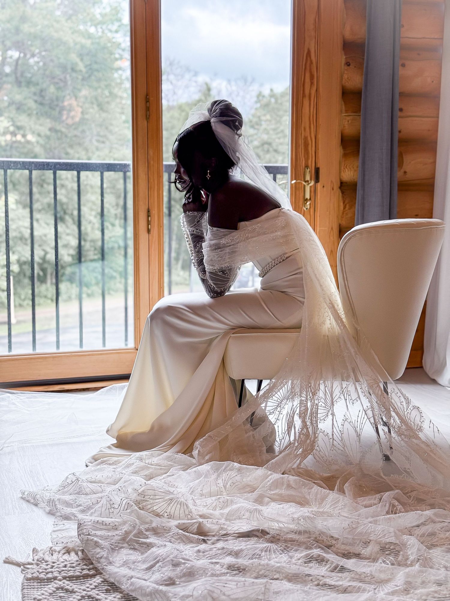 Bride portrait at Northern Oaks Wedding Events Venue in Sauk Rapids Minnesota