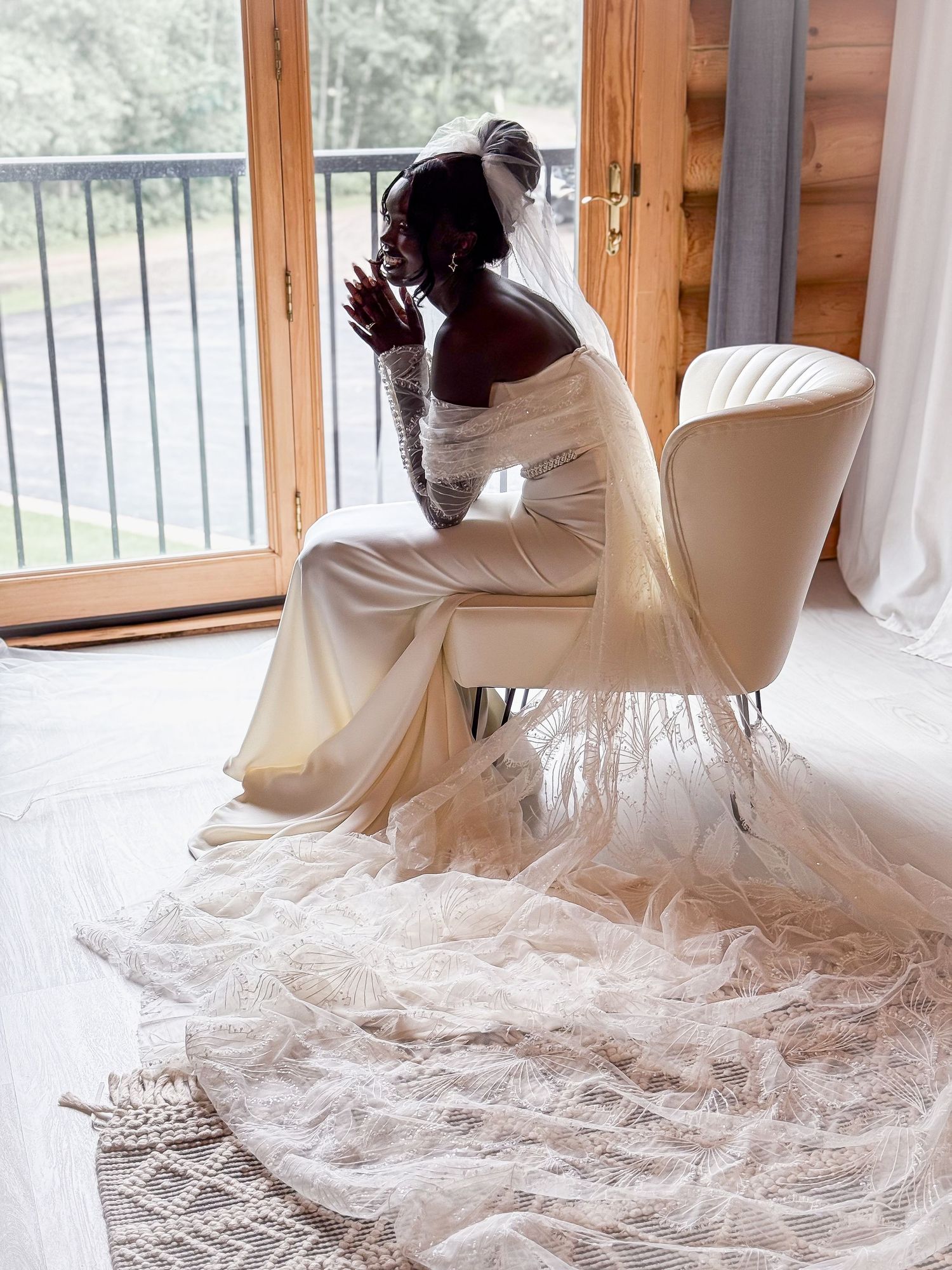 Bride portrait at Northern Oaks Wedding Events Venue in Sauk Rapids Minnesota