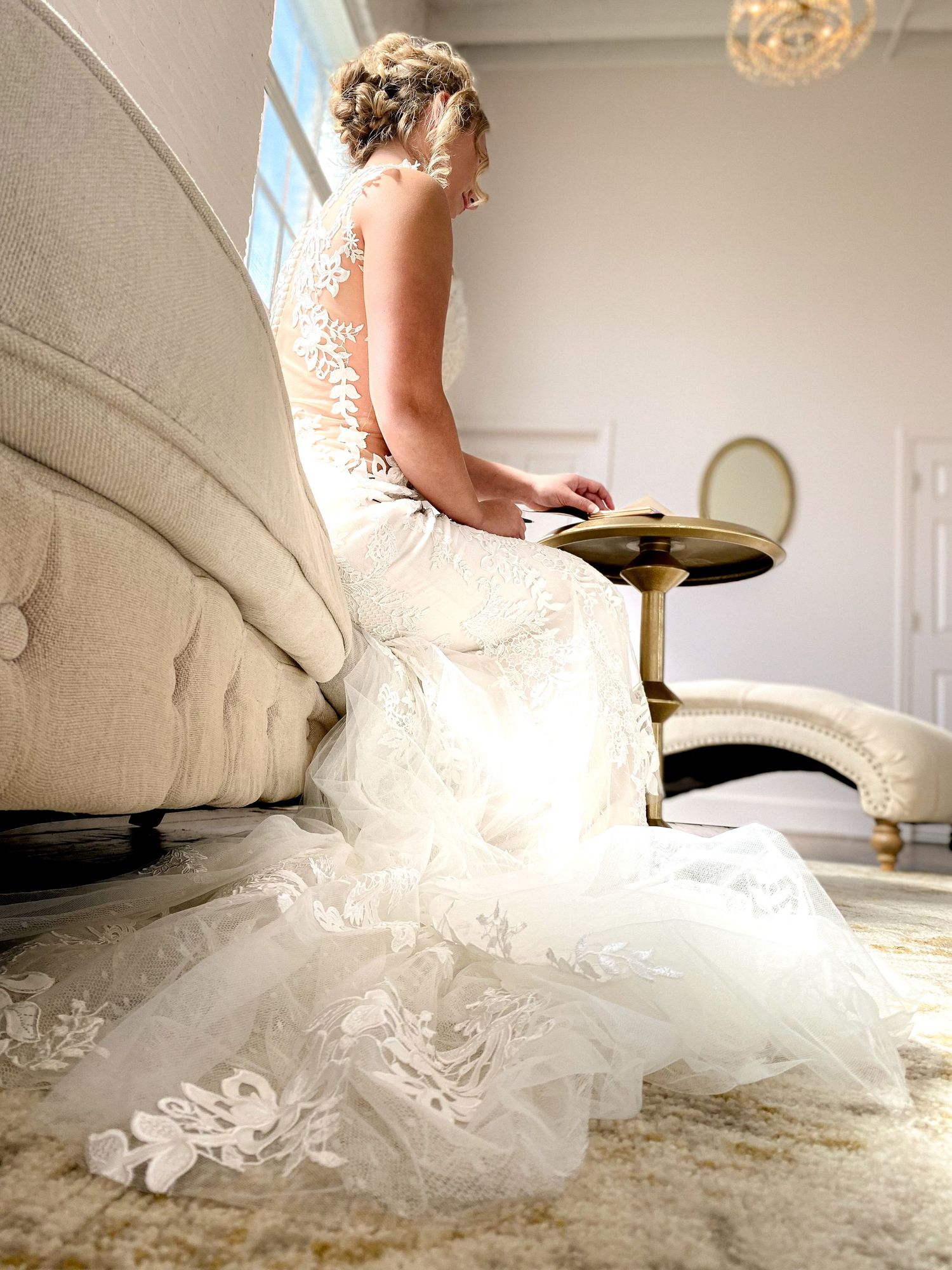 Bridal portrait at Northern Pacific Center in Minnesota