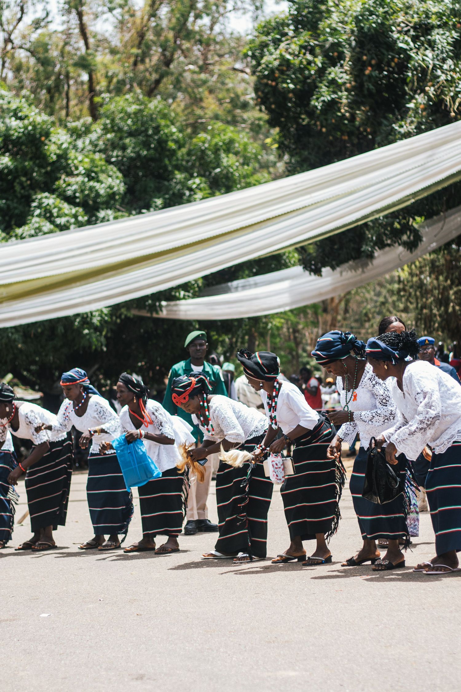 Eggon female dancers.