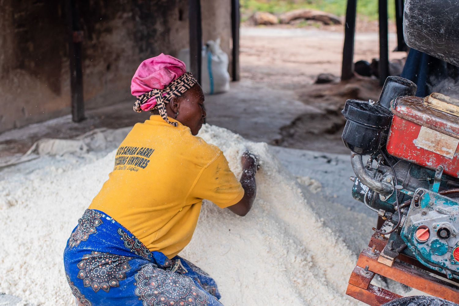 Garri production