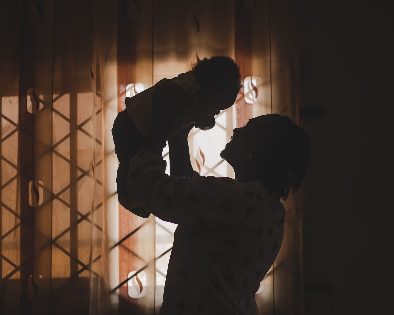 A mother and her baby