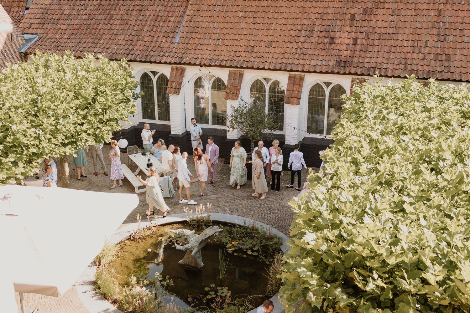 Bruiloftsreceptie bij de Mariënhof in Amersfoort